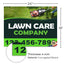 Lawn Care Services Yard Sign Design 2