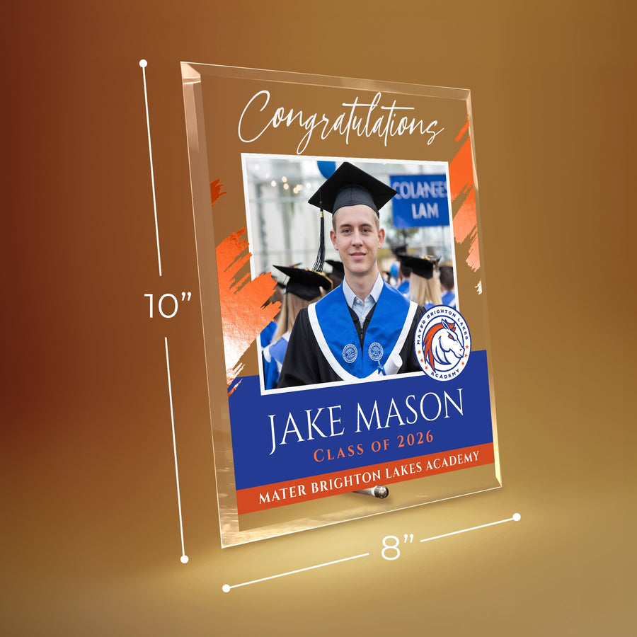 Mater Brighton Lakes Academy Glass Plaque Design 5