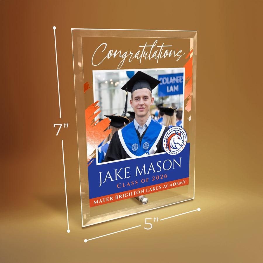 Mater Brighton Lakes Academy Glass Plaque Design 5