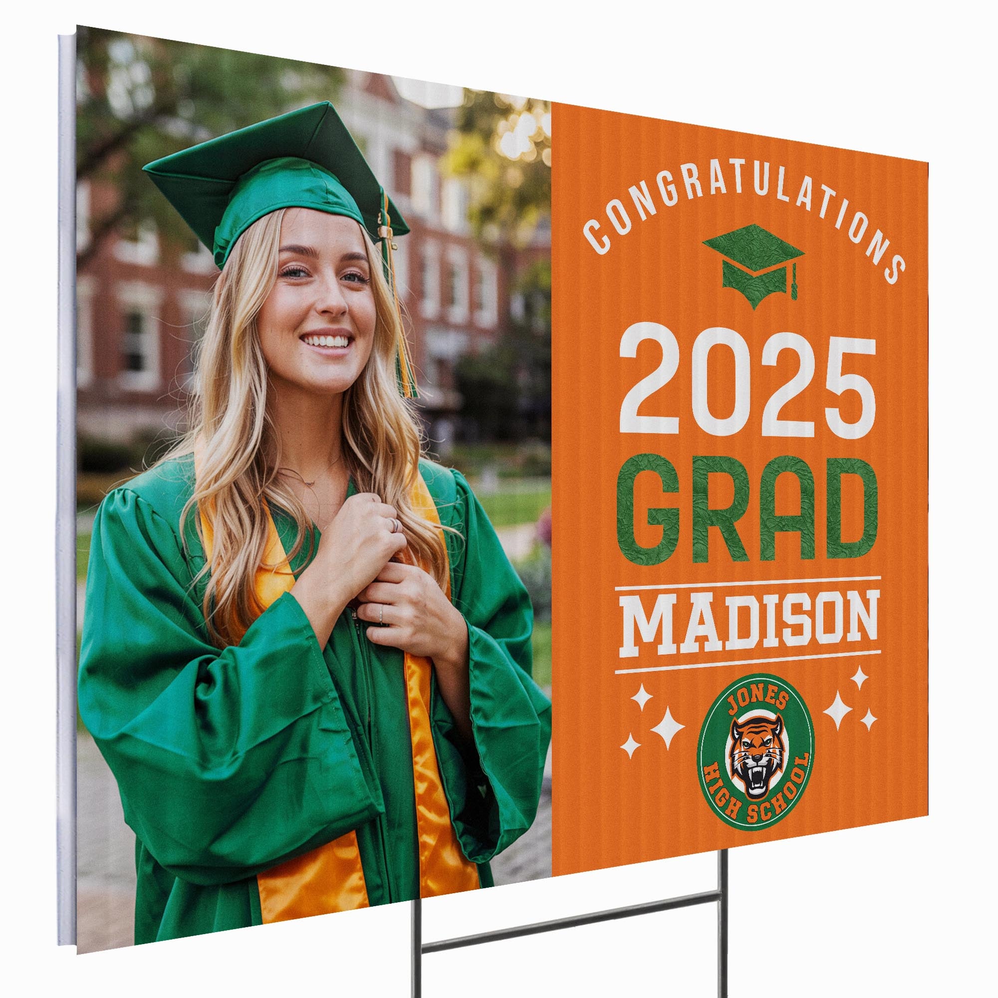 Jones High School Design 10 – Yard Sign Wizards