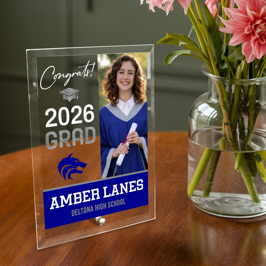 Deltona High School Glass Plaque Design 4