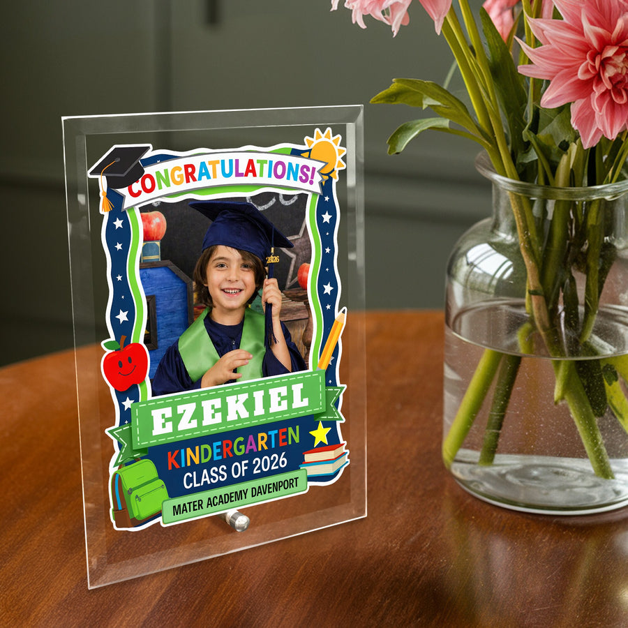 Mater Academy Davenport Kindergarten Glass Plaque Design 5