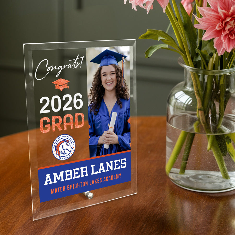 Mater Brighton Lakes Academy Glass Plaque Design 4