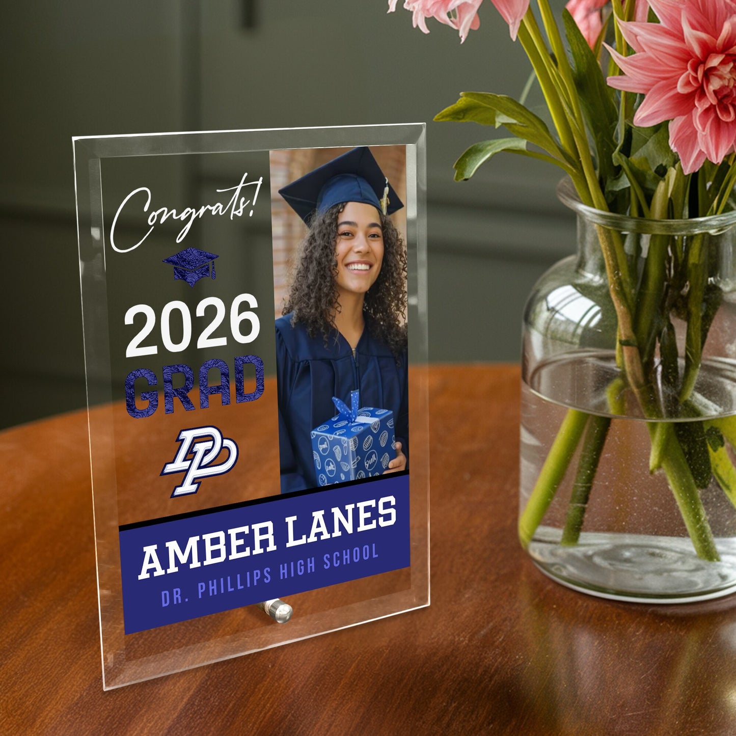 Dr. Phillips High School Glass Plaque Design 4