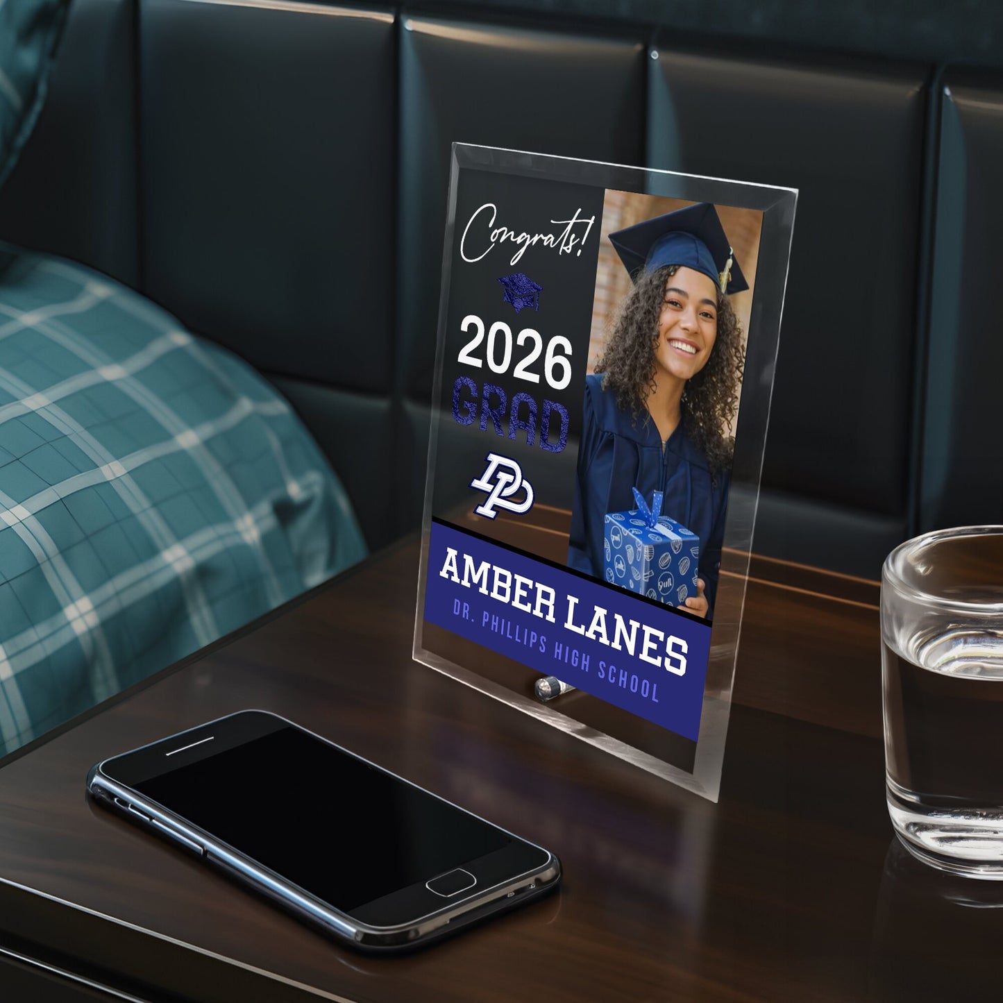 Dr. Phillips High School Glass Plaque Design 4