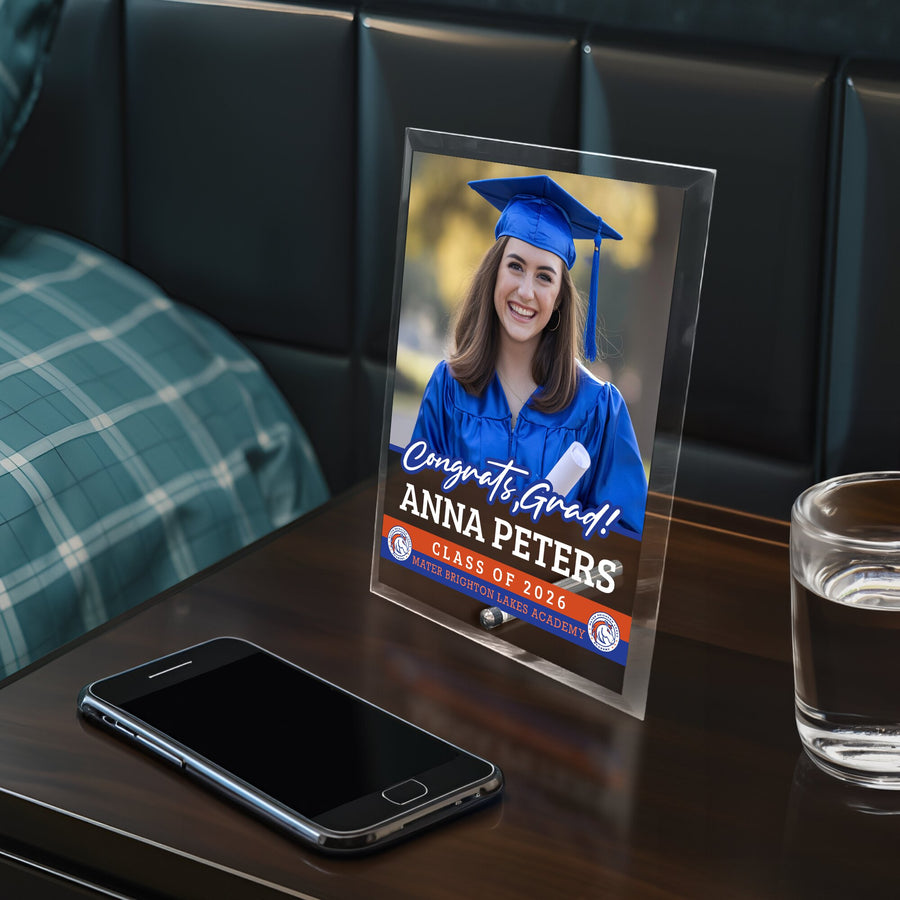 Mater Brighton Lakes Academy Glass Plaque Design 2