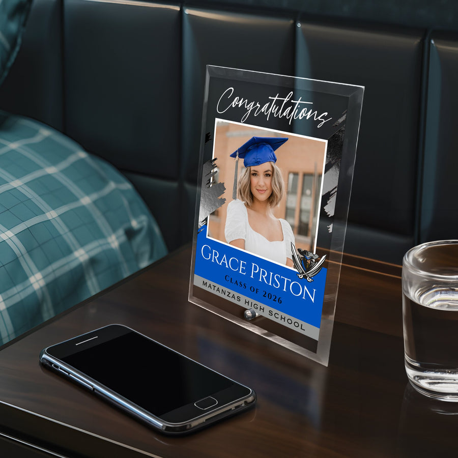 Matanzas High School Glass Plaque Design 5
