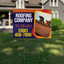 Roofing Services Yard Sign Design 7