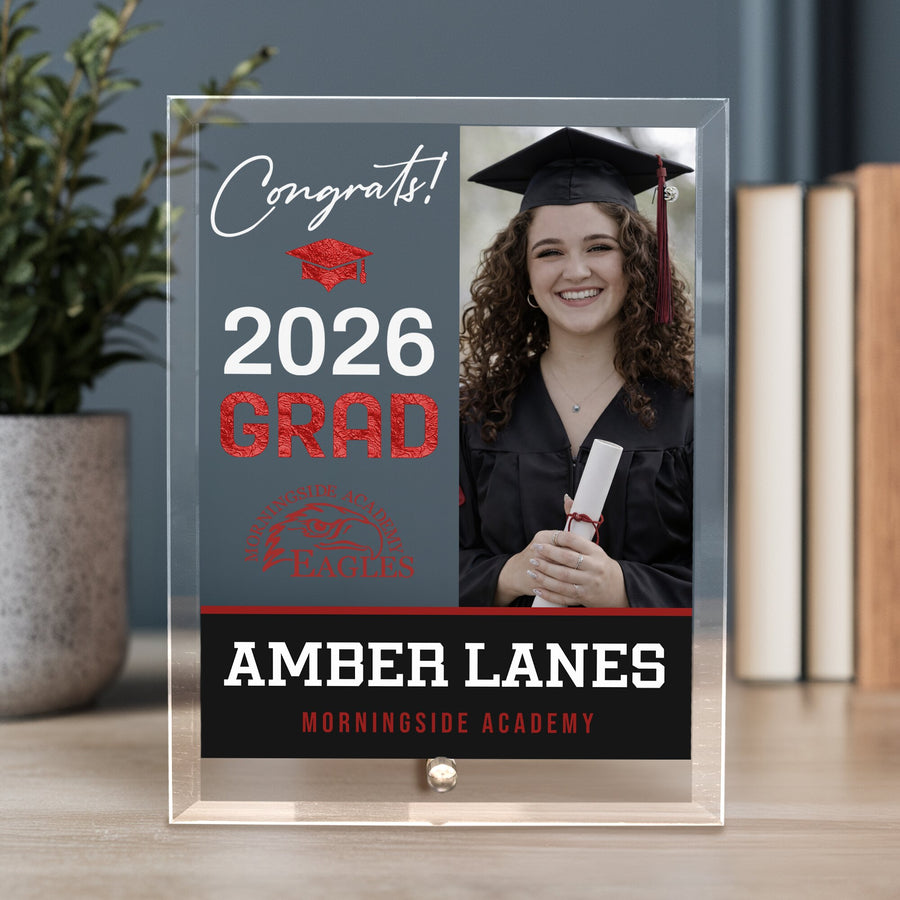 Morningside Academy Glass Plaque Design 4