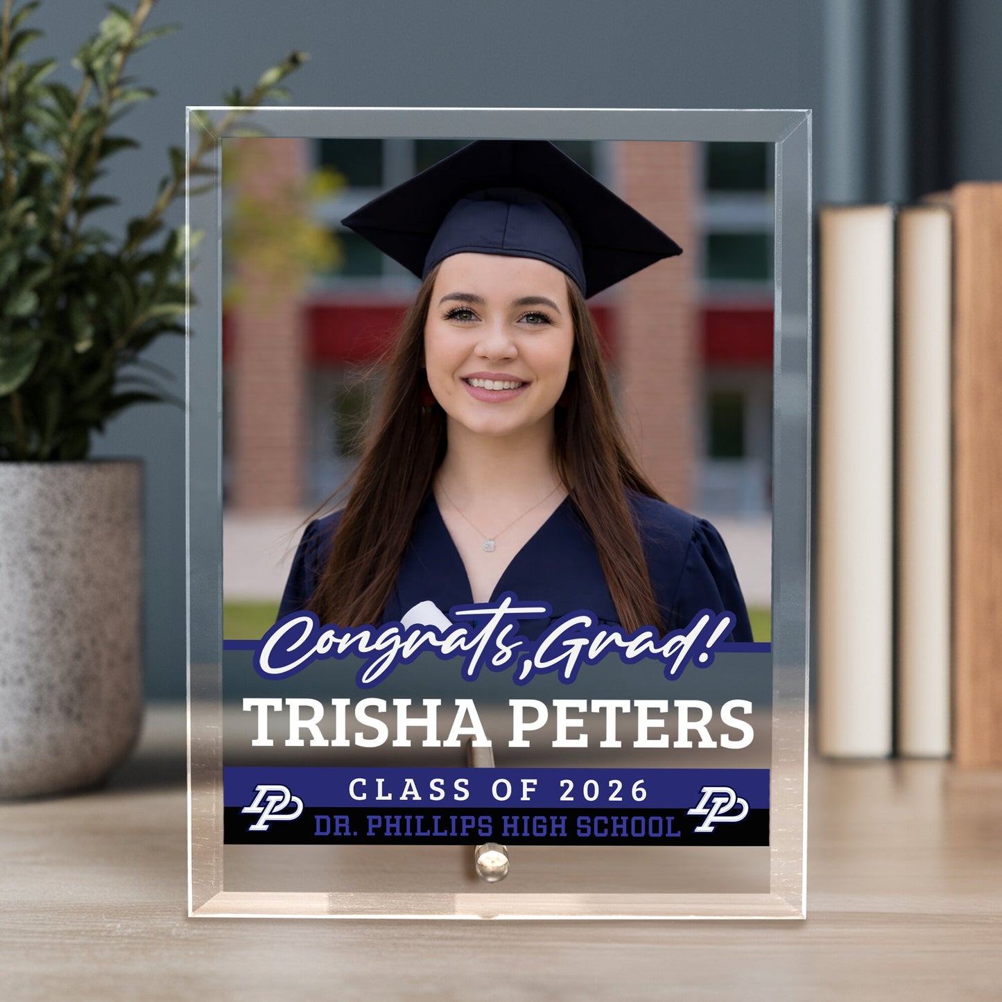 Dr. Phillips High School Glass Plaque Design 2