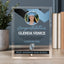 West Broward High School Glass Plaque Design 1