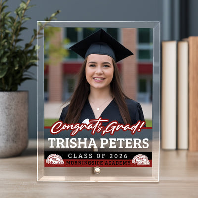 Morningside Academy Glass Plaque Design 2