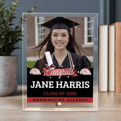 Morningside Academy Glass Plaque Design 6