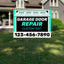 Garage Door Repair Yard Sign Design 1