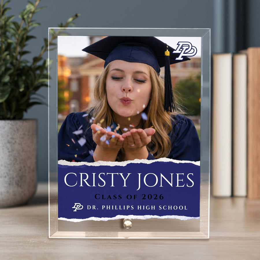 Dr. Phillips High School Glass Plaque Design 3