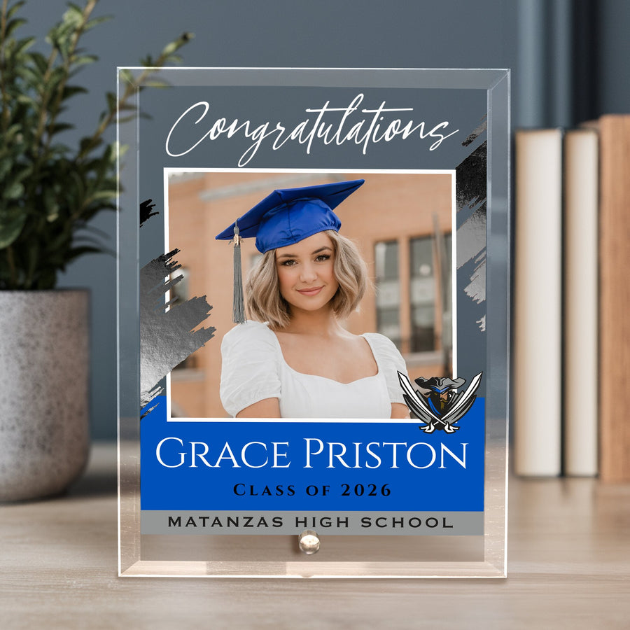 Matanzas High School Glass Plaque Design 5