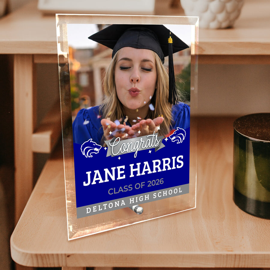 Deltona High School Glass Plaque Design 6