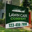 Lawn Care Services Yard Sign Design 1 -  BFS-LC-24x18-DS-D1-BFS-LC-24x18-SS-D1