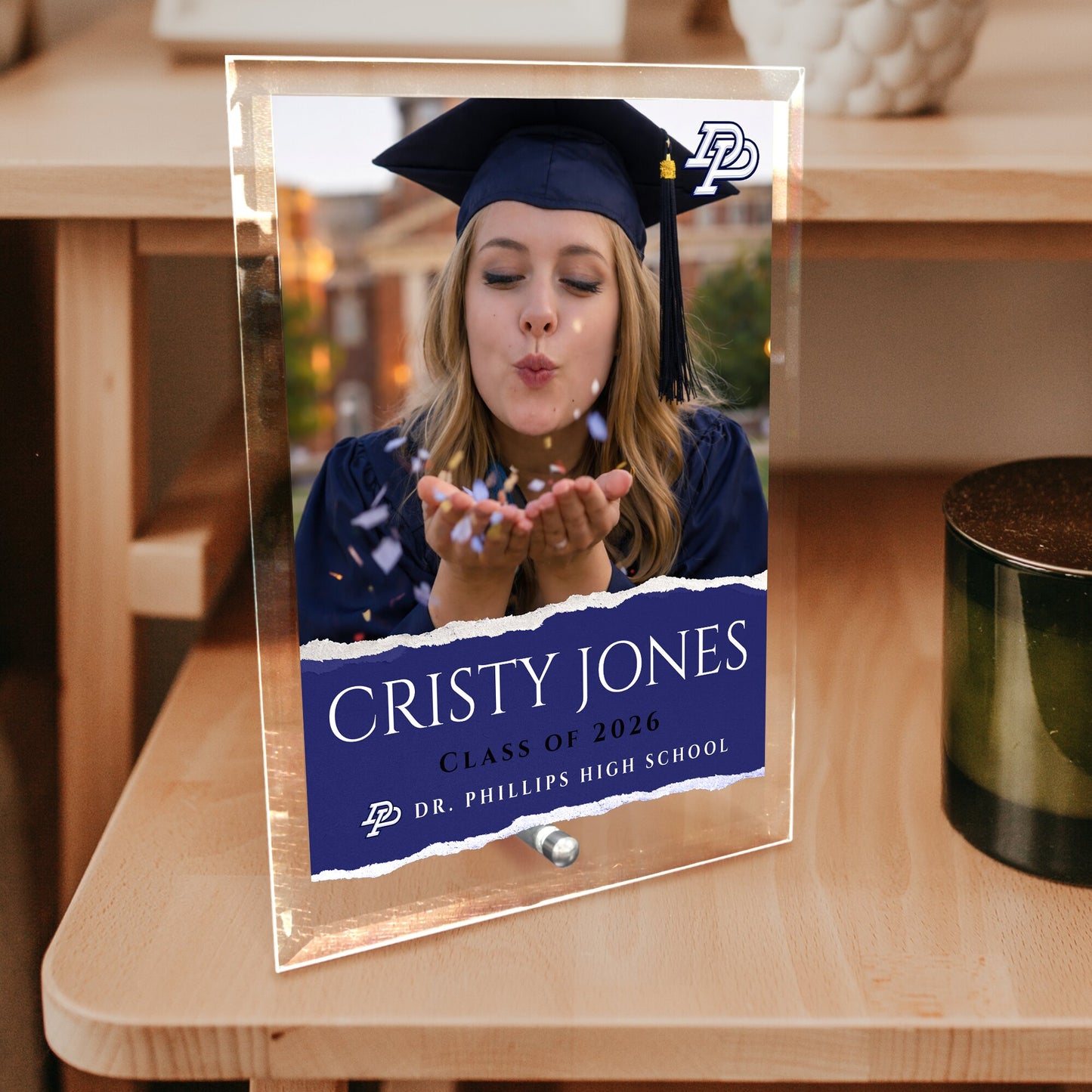 Dr. Phillips High School Glass Plaque Design 3