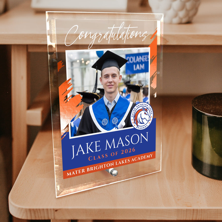 Mater Brighton Lakes Academy Glass Plaque Design 5