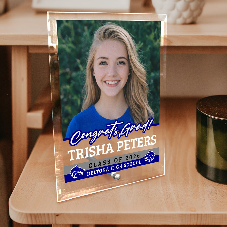 Deltona High School Glass Plaque Design 2