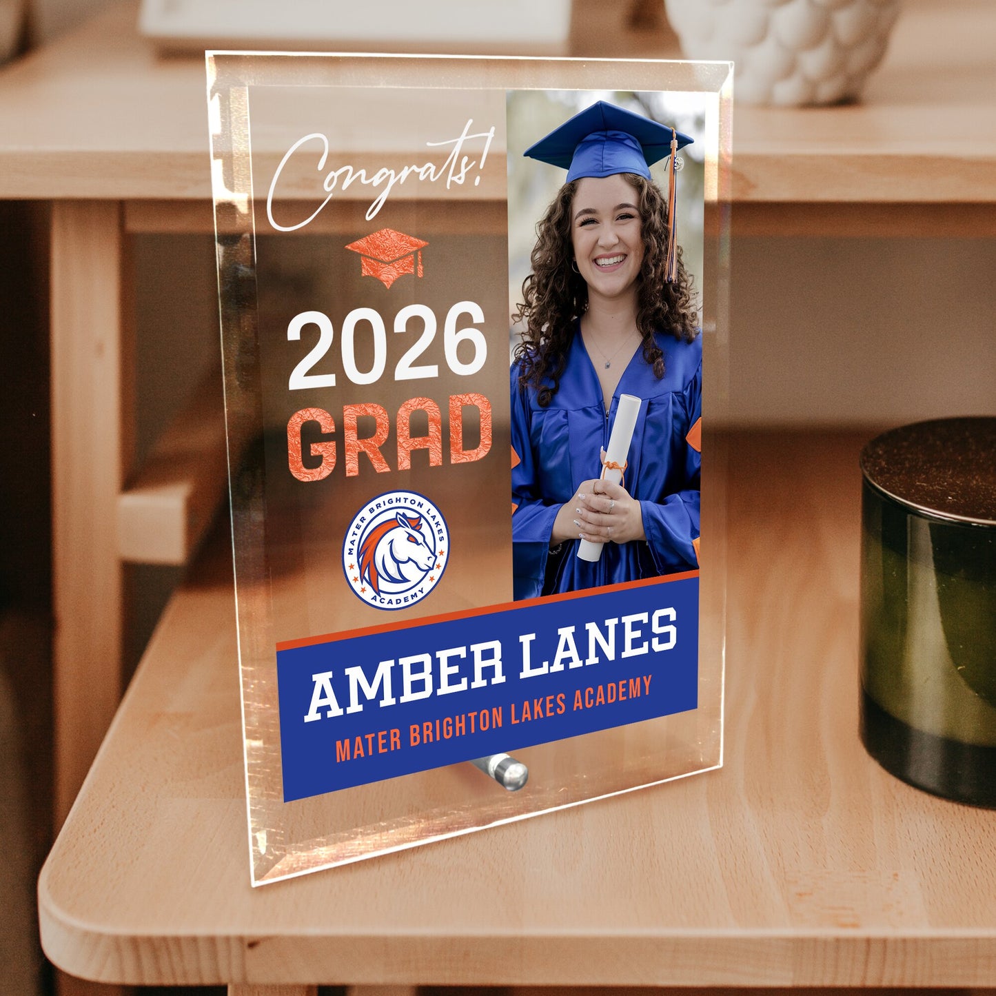 Mater Brighton Lakes Academy Glass Plaque Design 4