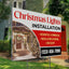 Christmas Lights Installation Yard Sign Design 6