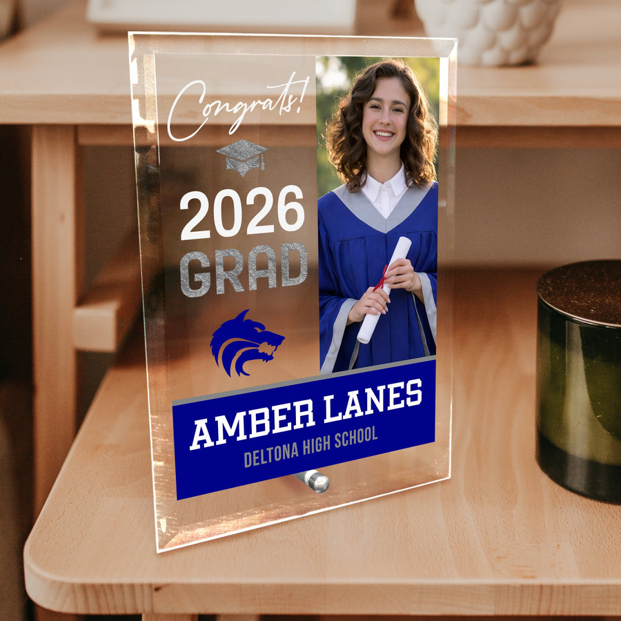 Deltona High School Glass Plaque Design 4
