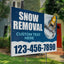 Snow Removal Yard Sign Design 4