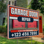 Garage Door Repair Yard Sign Design 2 -  BFS-GRGDR-24X18-DS-D2-BFS-GRGDR-24X18-SS-D2