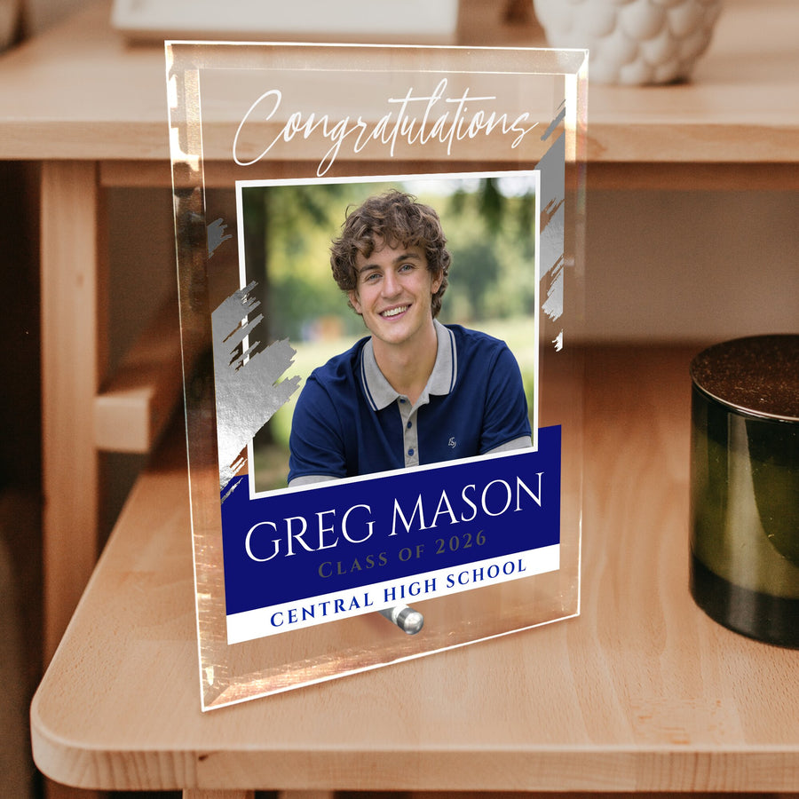 Central High School Glass Plaque Design 5