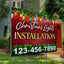 Christmas Lights Installation Yard Sign Design 7