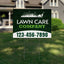 Lawn Care Services Yard Sign Design 1 -  BFS-LC-24x18-DS-D1-BFS-LC-24x18-SS-D1