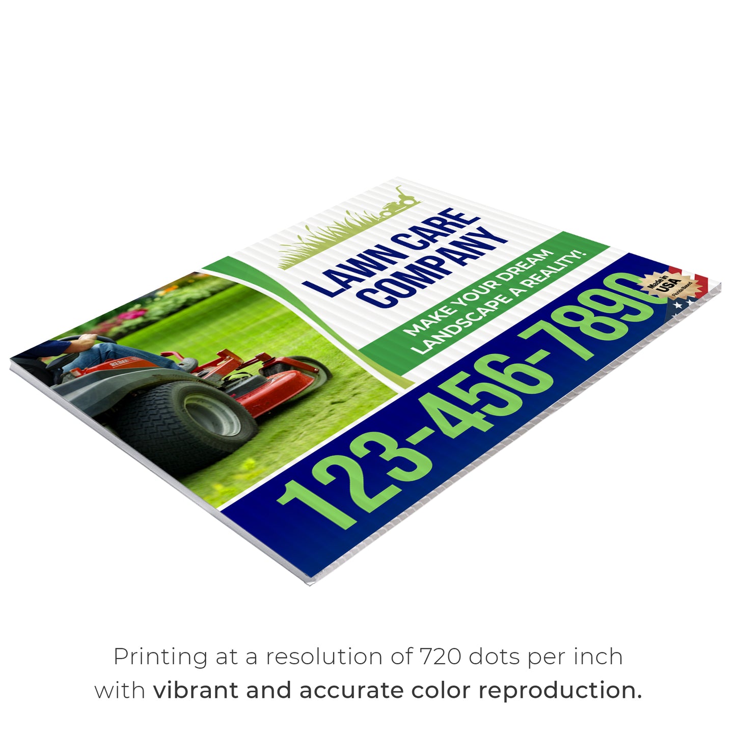 Lawn Care Services Yard Sign Design 5 -  BFS-LC-24x18-DS-D5-BFS-LC-24x18-SS-D5