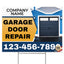 Garage Door Repair Yard Sign Design 3 -  BFS-GRGDR-24X18-DS-D3-BFS-GRGDR-24X18-SS-D3
