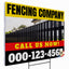 Fencing Services Yard Sign D2