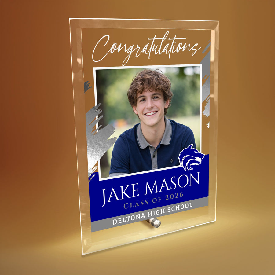 Deltona High School Glass Plaque Design 5