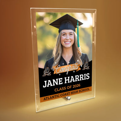 Atlantic Coast High School Glass Plaque Design 6