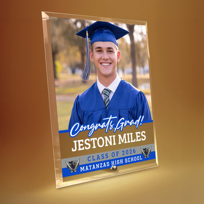 Matanzas High School Glass Plaque Design 2
