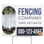 Fencing Services Yard Sign D6