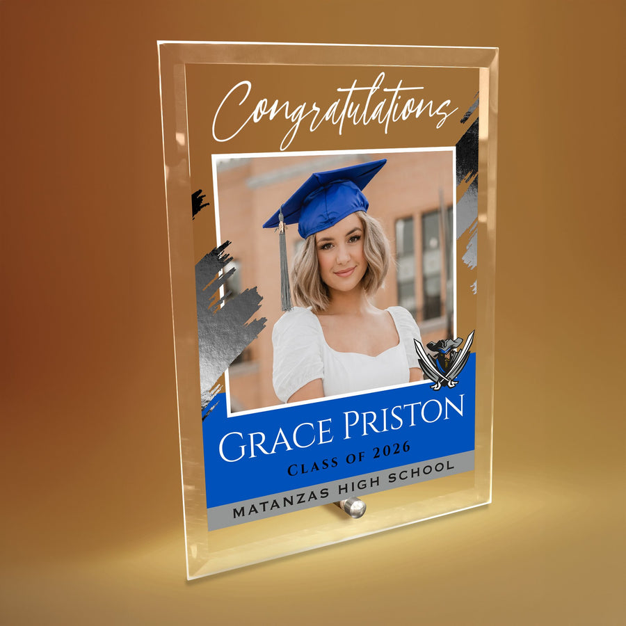Matanzas High School Glass Plaque Design 5
