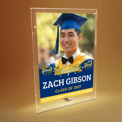 Alee Academy Charter School Glass Plaque Design 6