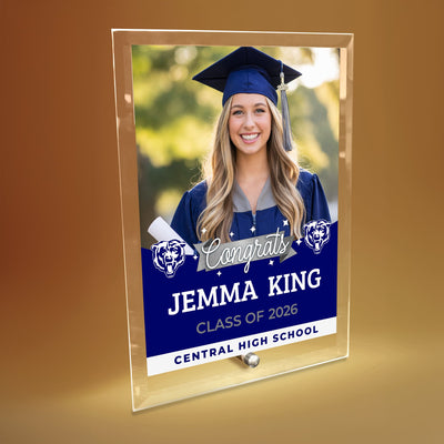 Central High School Glass Plaque Design 6