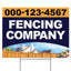 Fencing Services Yard Sign D1