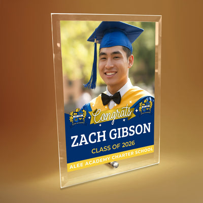 Alee Academy Charter School Glass Plaque Design 6