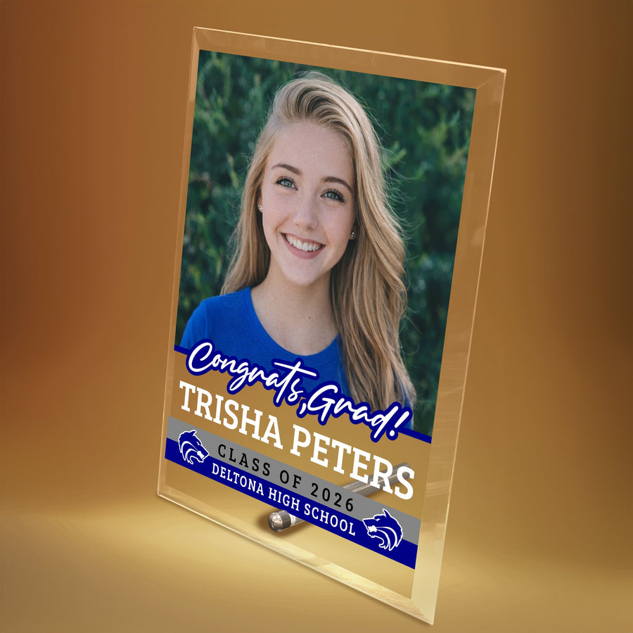 Deltona High School Glass Plaque Design 2