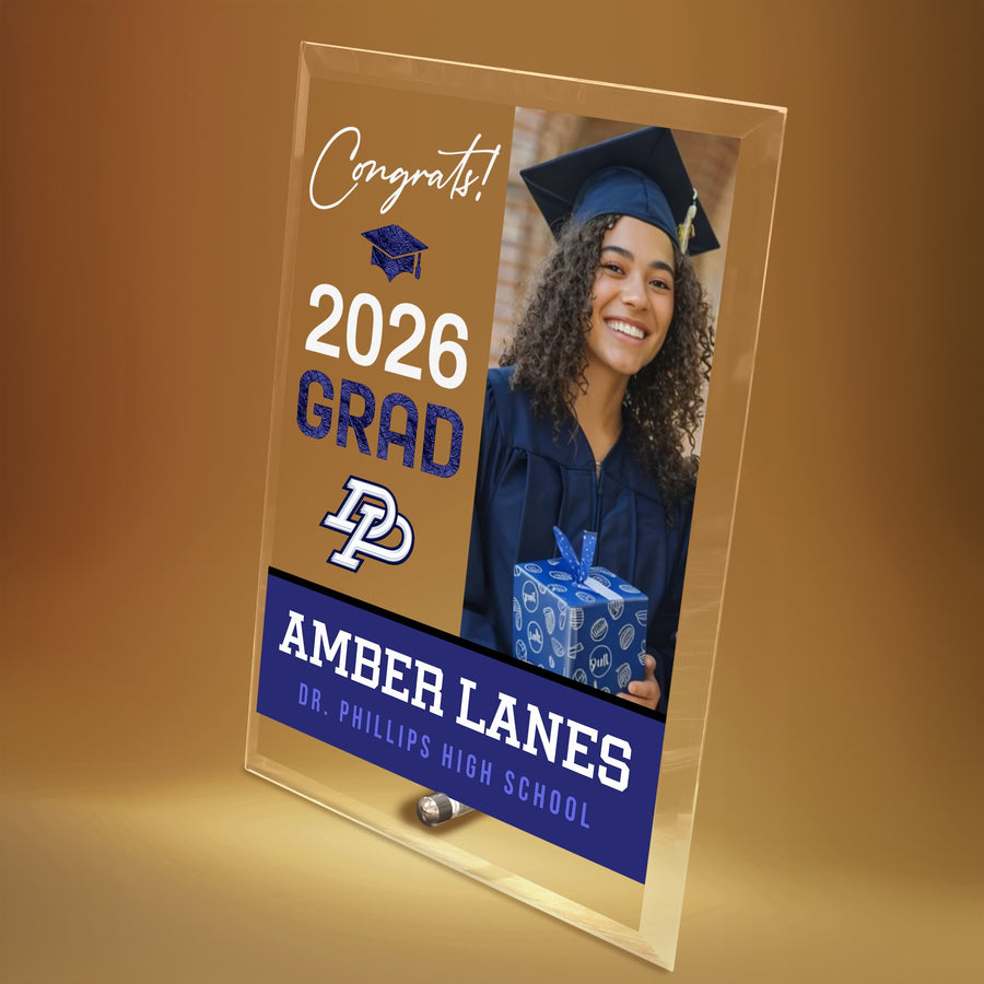 Dr. Phillips High School Glass Plaque Design 4