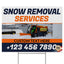 Snow Removal Yard Sign Design 2