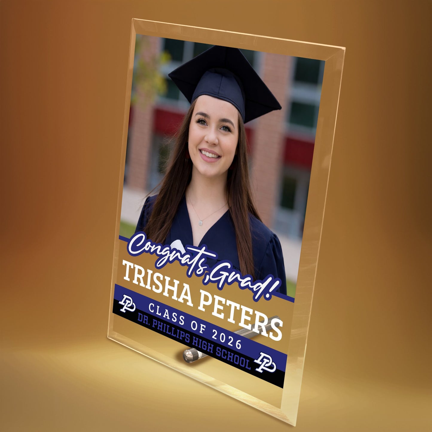 Dr. Phillips High School Glass Plaque Design 2