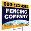 Fencing Services Yard Sign D1